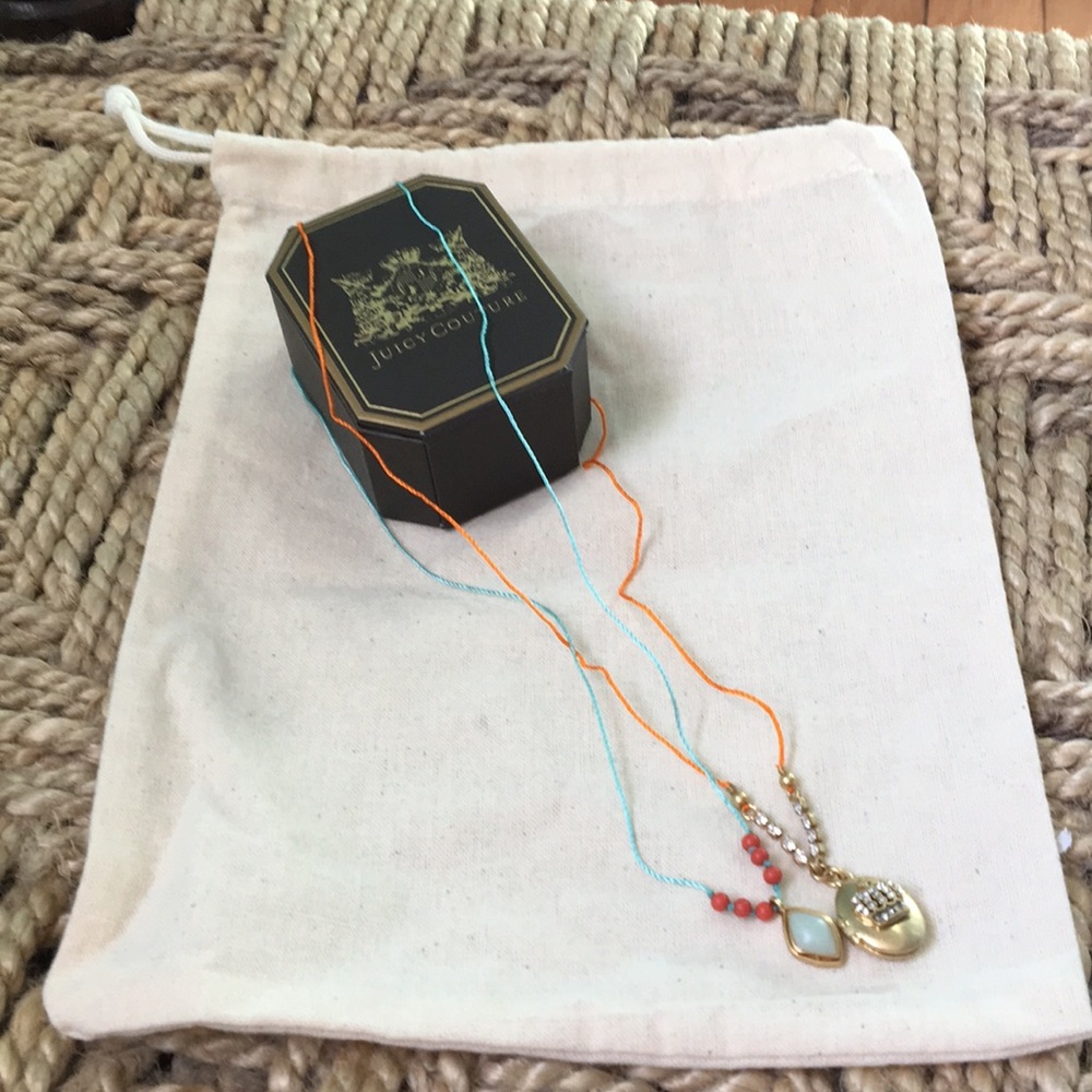 Juicy Couture Thread/Duo Necklace set